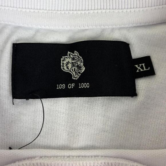 Darc Sports Wolves Brothers And Sisters In Iron Size XL White Red - Picture 3 of 7